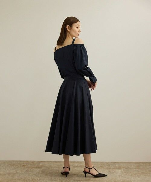 ROPE' / ロペ シャツ・ブラウス（半袖以外） | 【洗える】コットンサテンオフショルダーブラウス | 詳細8