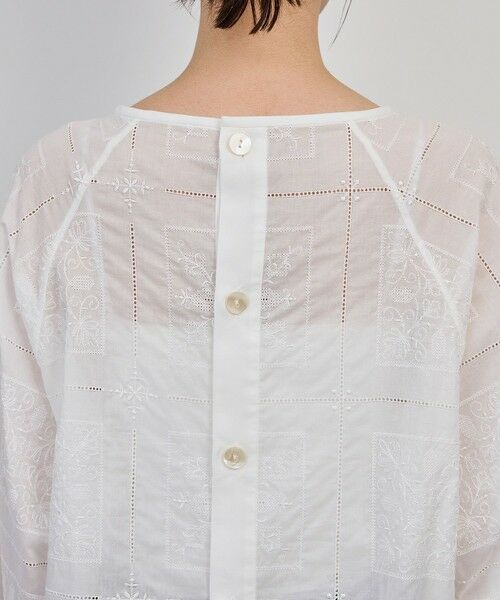ROPE' / ロペ シャツ・ブラウス（半袖以外） | コットンエンブロイダリーレース刺繍ブラウス | 詳細10