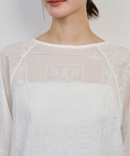 ROPE' / ロペ シャツ・ブラウス（半袖以外） | コットンエンブロイダリーレース刺繍ブラウス | 詳細11