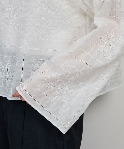 ROPE' / ロペ シャツ・ブラウス（半袖以外） | コットンエンブロイダリーレース刺繍ブラウス | 詳細12