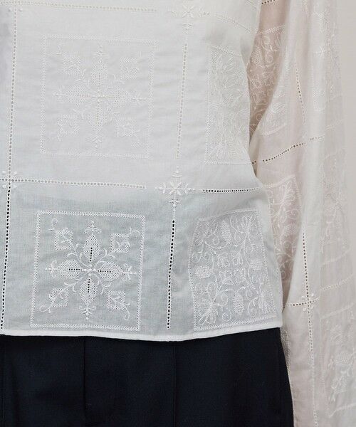 ROPE' / ロペ シャツ・ブラウス（半袖以外） | コットンエンブロイダリーレース刺繍ブラウス | 詳細13