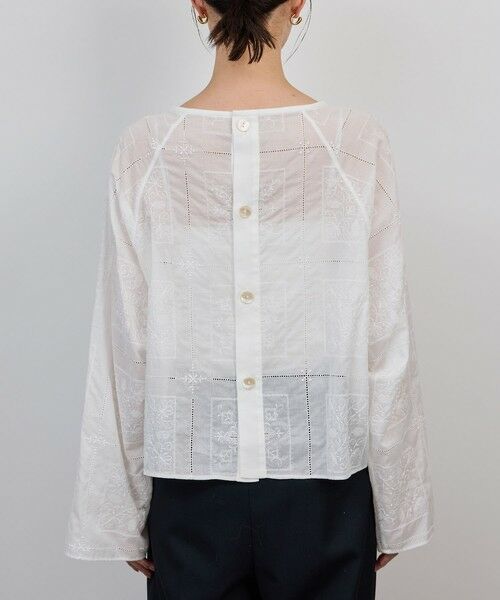 ROPE' / ロペ シャツ・ブラウス（半袖以外） | コットンエンブロイダリーレース刺繍ブラウス | 詳細9