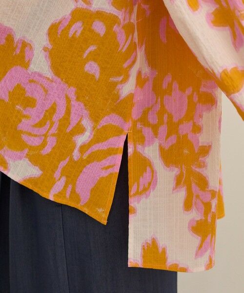 ROPE' / ロペ シャツ・ブラウス | 【DEVEAUX（デヴォー）】別注ボカシフラワーボリュームスリーブブラウス/洗える | 詳細8