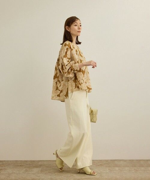 ROPE' / ロペ シャツ・ブラウス | 【DEVEAUX（デヴォー）】別注ボカシフラワーボリュームスリーブブラウス/洗える | 詳細15