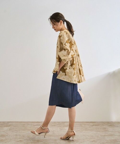 ROPE' / ロペ シャツ・ブラウス | 【DEVEAUX（デヴォー）】別注ボカシフラワーボリュームスリーブブラウス/洗える | 詳細27