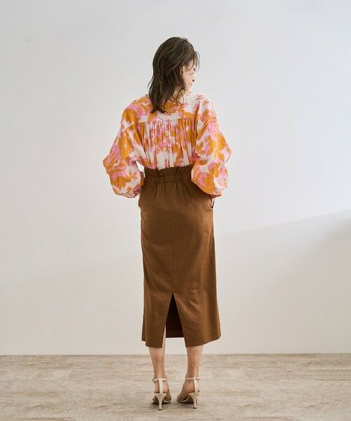 ROPE' / ロペ シャツ・ブラウス | 【DEVEAUX（デヴォー）】別注ボカシフラワーボリュームスリーブブラウス/洗える | 詳細23