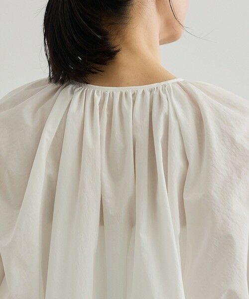 ROPE' / ロペ シャツ・ブラウス | 【洗える】タイプライターハーフスリーブブラウス/お仕事・通勤対応 | 詳細18