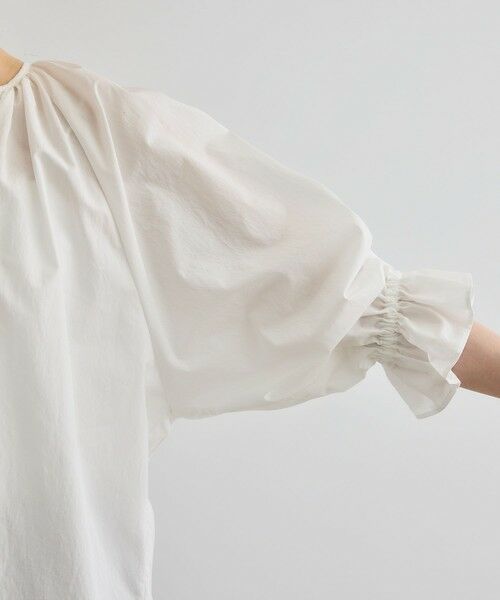 ROPE' / ロペ シャツ・ブラウス | 【洗える】タイプライターハーフスリーブブラウス/お仕事・通勤対応 | 詳細21