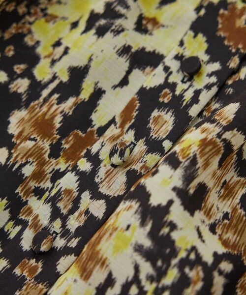 ROPE' / ロペ シャツ・ブラウス | 【洗える】フェイディドフラワープリント・無地ブラウス | 詳細25