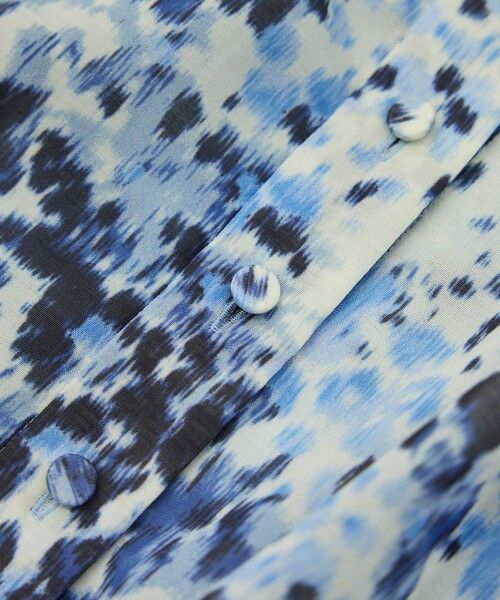 ROPE' / ロペ シャツ・ブラウス | 【洗える】フェイディドフラワープリント・無地ブラウス | 詳細28