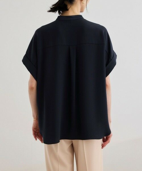ROPE' / ロペ シャツ・ブラウス | 【洗える・カセット服】バックサテンフラップブラウス/お仕事・通勤・セットアップ対応【ドラマ着用】 | 詳細19