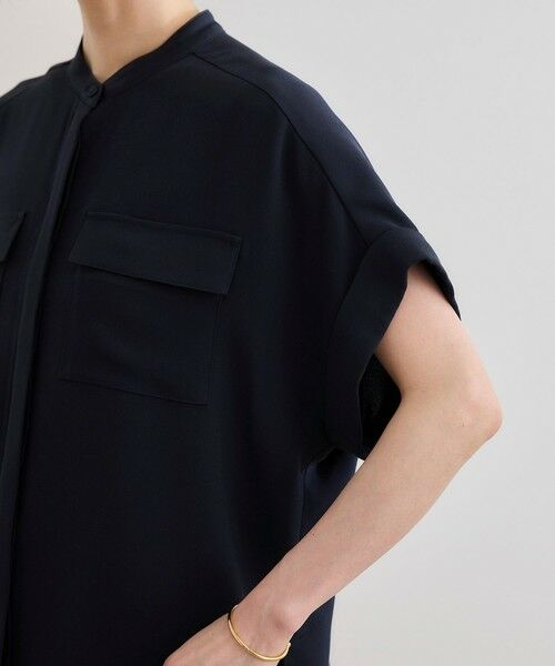 ROPE' / ロペ シャツ・ブラウス | 【洗える・カセット服】バックサテンフラップブラウス/お仕事・通勤・セットアップ対応【ドラマ着用】 | 詳細22