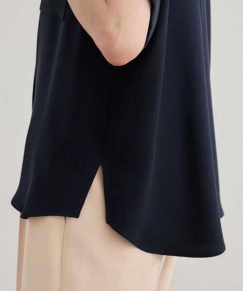 ROPE' / ロペ シャツ・ブラウス | 【洗える・カセット服】バックサテンフラップブラウス/お仕事・通勤・セットアップ対応【ドラマ着用】 | 詳細24