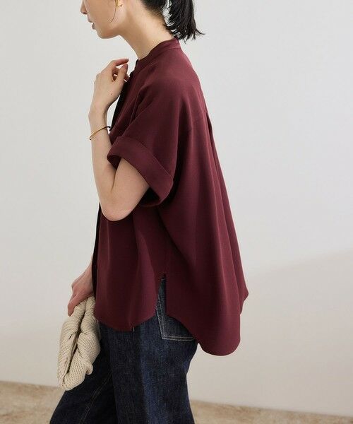 ROPE' / ロペ シャツ・ブラウス | 【洗える・カセット服】バックサテンフラップブラウス/お仕事・通勤・セットアップ対応【ドラマ着用】 | 詳細29