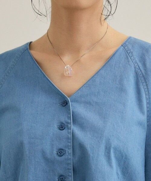 ROPE' / ロペ シャツ・ブラウス | カーディ半袖ブラウス/洗える | 詳細14