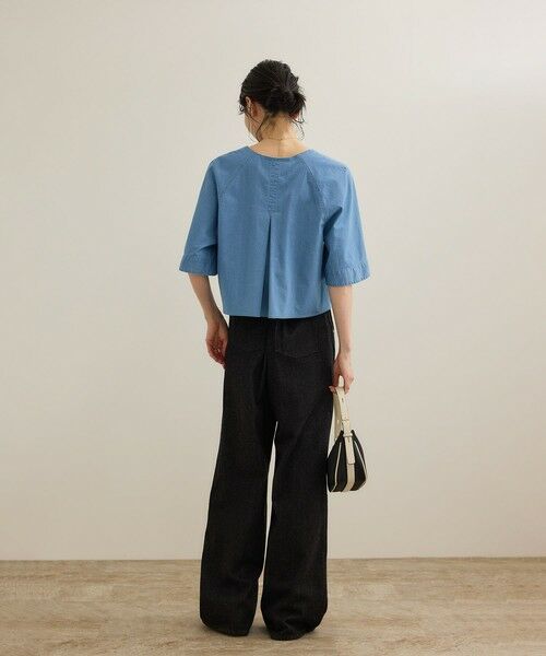 ROPE' / ロペ シャツ・ブラウス | カーディ半袖ブラウス/洗える | 詳細21