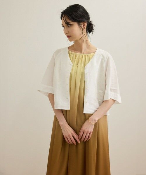 ROPE' / ロペ シャツ・ブラウス | カーディ半袖ブラウス/洗える | 詳細23