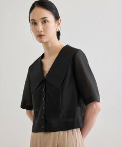 ROPE' / ロペ シャツ・ブラウス | 【洗える】シャイニーシアーブラウス/セットアップ対応