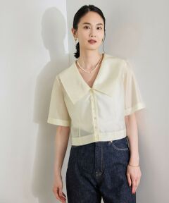 ROPE' / ロペ シャツ・ブラウス | 【洗える】シャイニーシアーブラウス/セットアップ対応