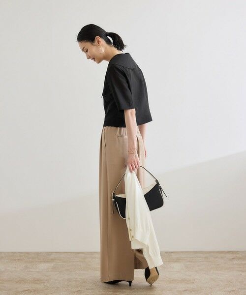 ROPE' / ロペ シャツ・ブラウス | 【洗える】シャイニーシアーブラウス/セットアップ対応 | 詳細2