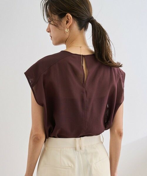 ROPE' / ロペ シャツ・ブラウス | 【洗える】サファリ シアーブラウス | 詳細10