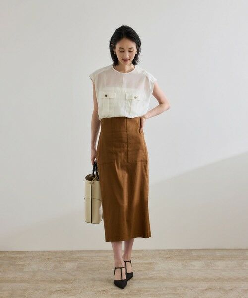 ROPE' / ロペ シャツ・ブラウス | 【洗える】サファリ シアーブラウス | 詳細13