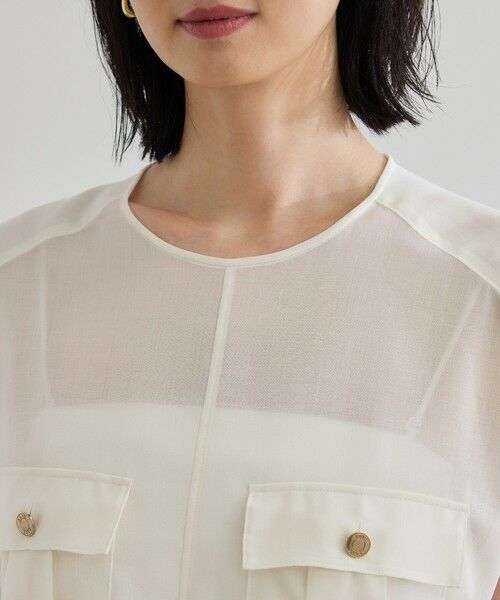 ROPE' / ロペ シャツ・ブラウス | 【洗える】サファリ シアーブラウス | 詳細22
