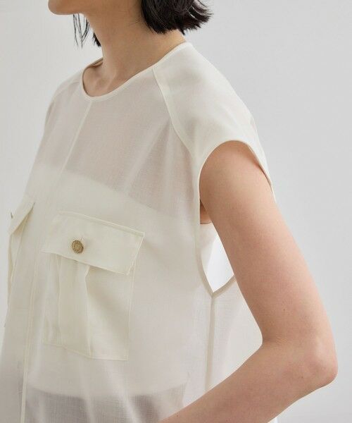 ROPE' / ロペ シャツ・ブラウス | 【洗える】サファリ シアーブラウス | 詳細23