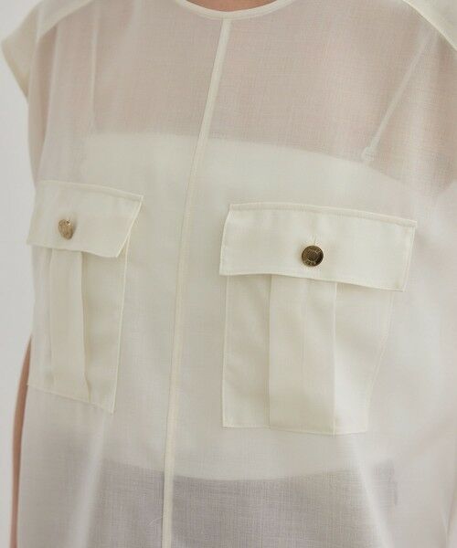 ROPE' / ロペ シャツ・ブラウス | 【洗える】サファリ シアーブラウス | 詳細24