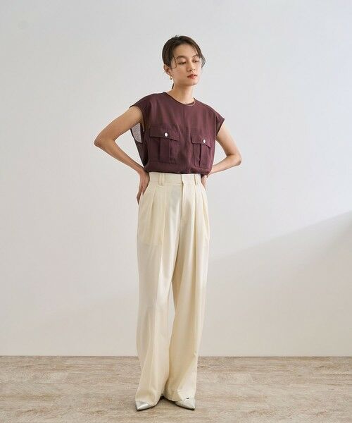 ROPE' / ロペ シャツ・ブラウス | 【洗える】サファリ シアーブラウス | 詳細7