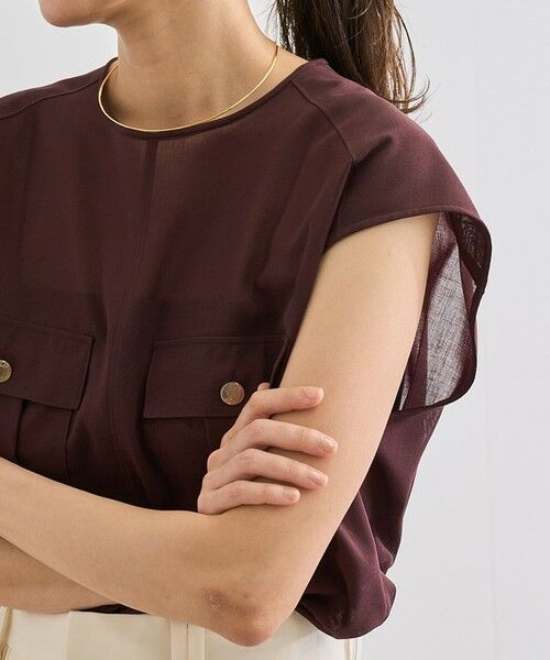 ROPE' / ロペ シャツ・ブラウス | 【洗える】サファリ シアーブラウス | 詳細9