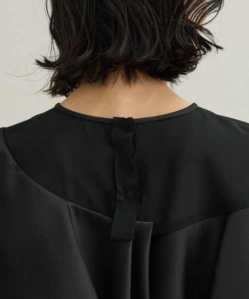 ROPE' / ロペ シャツ・ブラウス | サテンラッフルブラウス/洗える | 詳細16