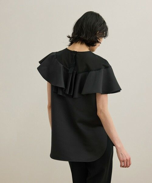 ROPE' / ロペ シャツ・ブラウス | サテンラッフルブラウス/洗える | 詳細8