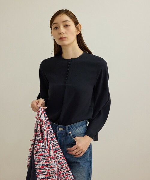 ROPE' / ロペ シャツ・ブラウス | 【洗える】ベルラインデザインブラウス/セットアップ対応 | 詳細3