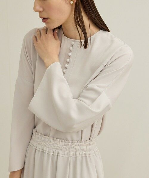 ROPE' / ロペ シャツ・ブラウス | 【洗える】ベルラインデザインブラウス/セットアップ対応 | 詳細5