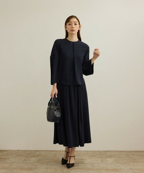 ROPE' / ロペ シャツ・ブラウス | 【洗える】ベルラインデザインブラウス/セットアップ対応 | 詳細9