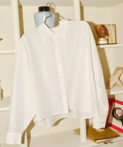 ROPE' / ロペ シャツ・ブラウス | 【洗える】コットンシアークロップドシャツブラウス