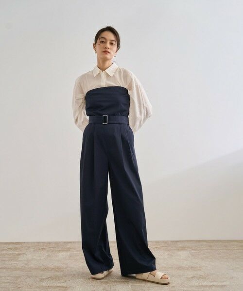 ROPE' / ロペ シャツ・ブラウス | 【洗える】コットンシアークロップドシャツブラウス | 詳細13