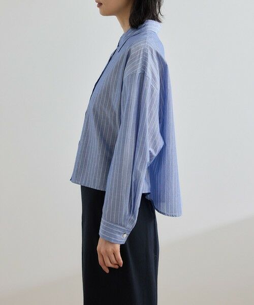 ROPE' / ロペ シャツ・ブラウス | 【洗える】コットンシアークロップドシャツブラウス | 詳細19