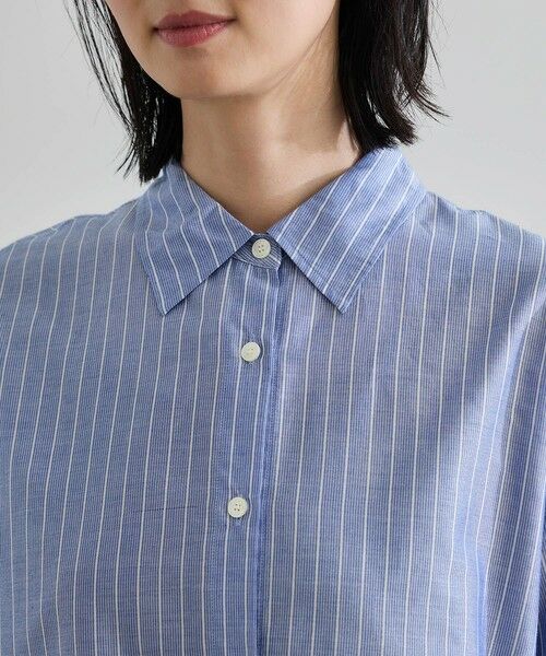 ROPE' / ロペ シャツ・ブラウス | 【洗える】コットンシアークロップドシャツブラウス | 詳細22