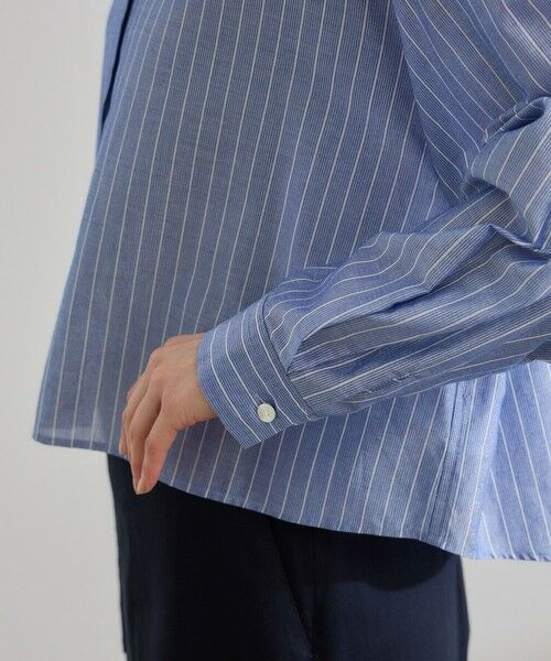 ROPE' / ロペ シャツ・ブラウス | 【洗える】コットンシアークロップドシャツブラウス | 詳細24