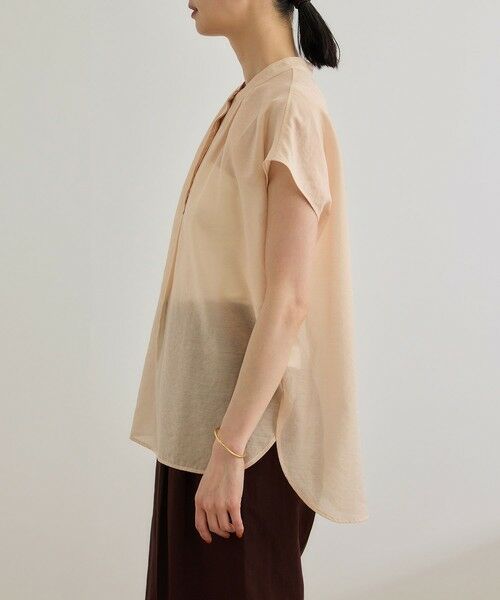 ROPE' / ロペ シャツ・ブラウス | 【洗える】キュプラシルク フレンチスリーブブラウス | 詳細12