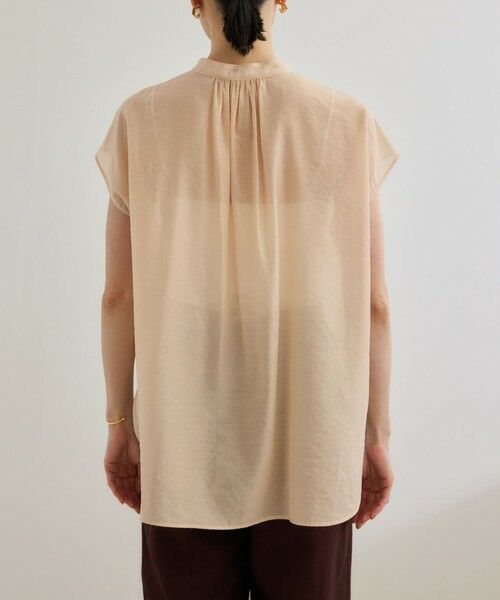 ROPE' / ロペ シャツ・ブラウス | 【洗える】キュプラシルク フレンチスリーブブラウス | 詳細13