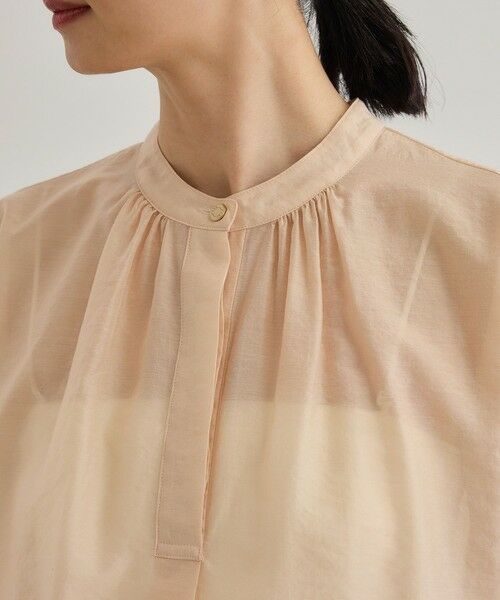 ROPE' / ロペ シャツ・ブラウス | 【洗える】キュプラシルク フレンチスリーブブラウス | 詳細15
