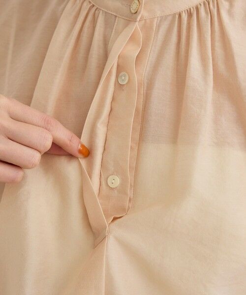 ROPE' / ロペ シャツ・ブラウス | 【洗える】キュプラシルク フレンチスリーブブラウス | 詳細16