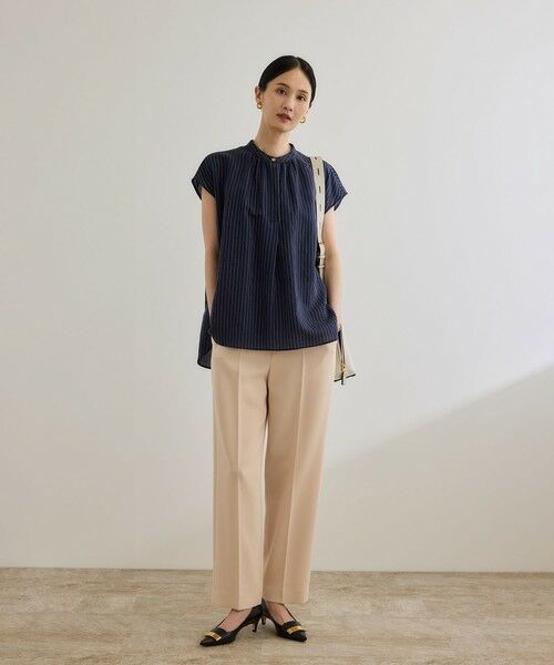 ROPE' / ロペ シャツ・ブラウス | 【洗える】キュプラシルク フレンチスリーブブラウス | 詳細25
