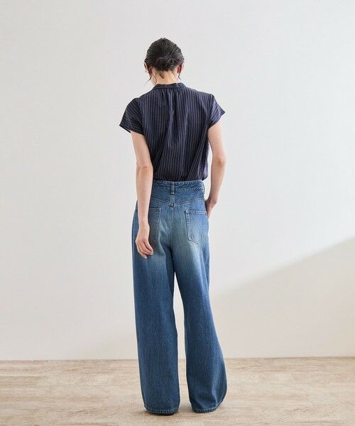 ROPE' / ロペ シャツ・ブラウス | 【洗える】キュプラシルク フレンチスリーブブラウス | 詳細3