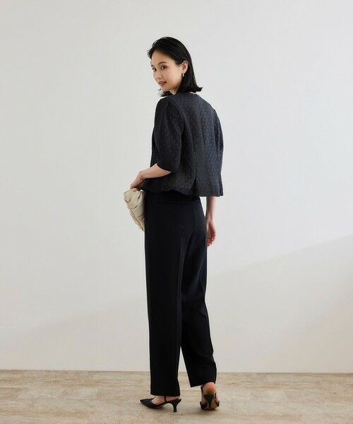 ROPE' / ロペ シャツ・ブラウス | 【洗える・羽織にもなる】Vネック5分袖パフスリーブブラウス | 詳細8