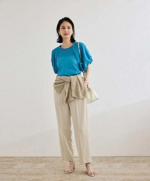 ROPE' / ロペ シャツ・ブラウス | 【洗える】コットンシルクブラウス/セットアップ対応 | 詳細11