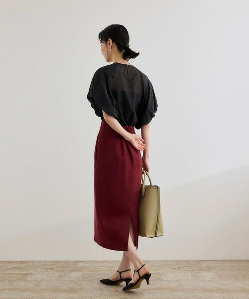 ROPE' / ロペ シャツ・ブラウス | 【洗える】コットンシルクブラウス/セットアップ対応 | 詳細15